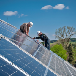 Intégration esthétique des panneaux photovoltaïques dans les bâtiments commerciaux Sainte-Foy-les-Lyon